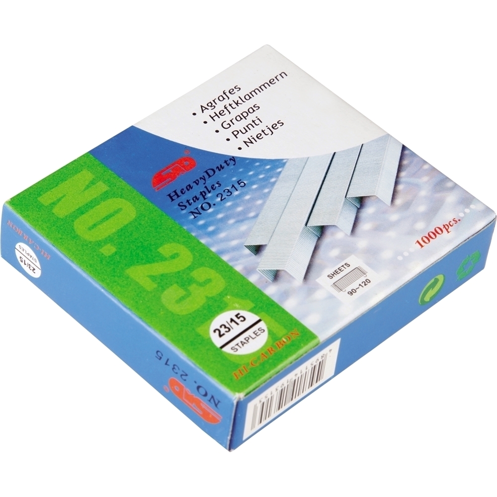 Capse std 23/15 heavy duty 1000 bucati/cutie
