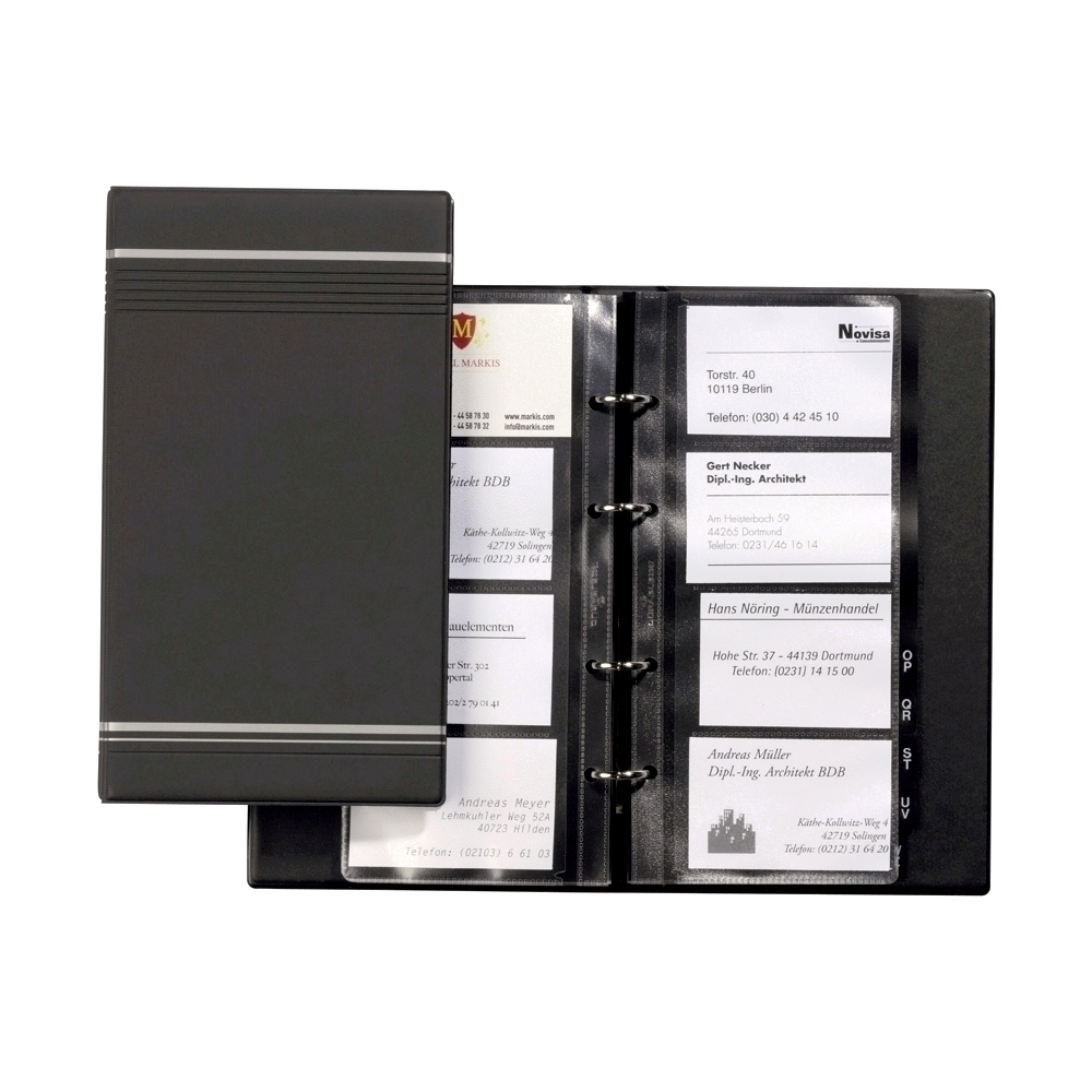 Visifix 2385 durable 25 file 200 carti de vizita antracit