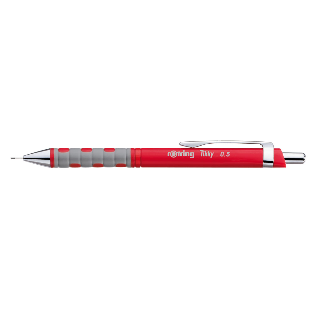 Creion mecanic Rotring Tikky III mina 0.5 mm rosu Rotring imagine 2022 depozituldepapetarie.ro