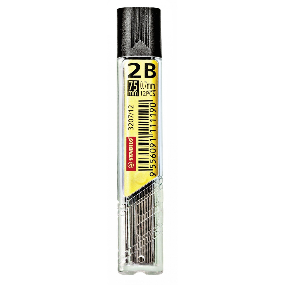Mine creion mecanic stabilo 0.7 mm 2b 12 bucati/cutie