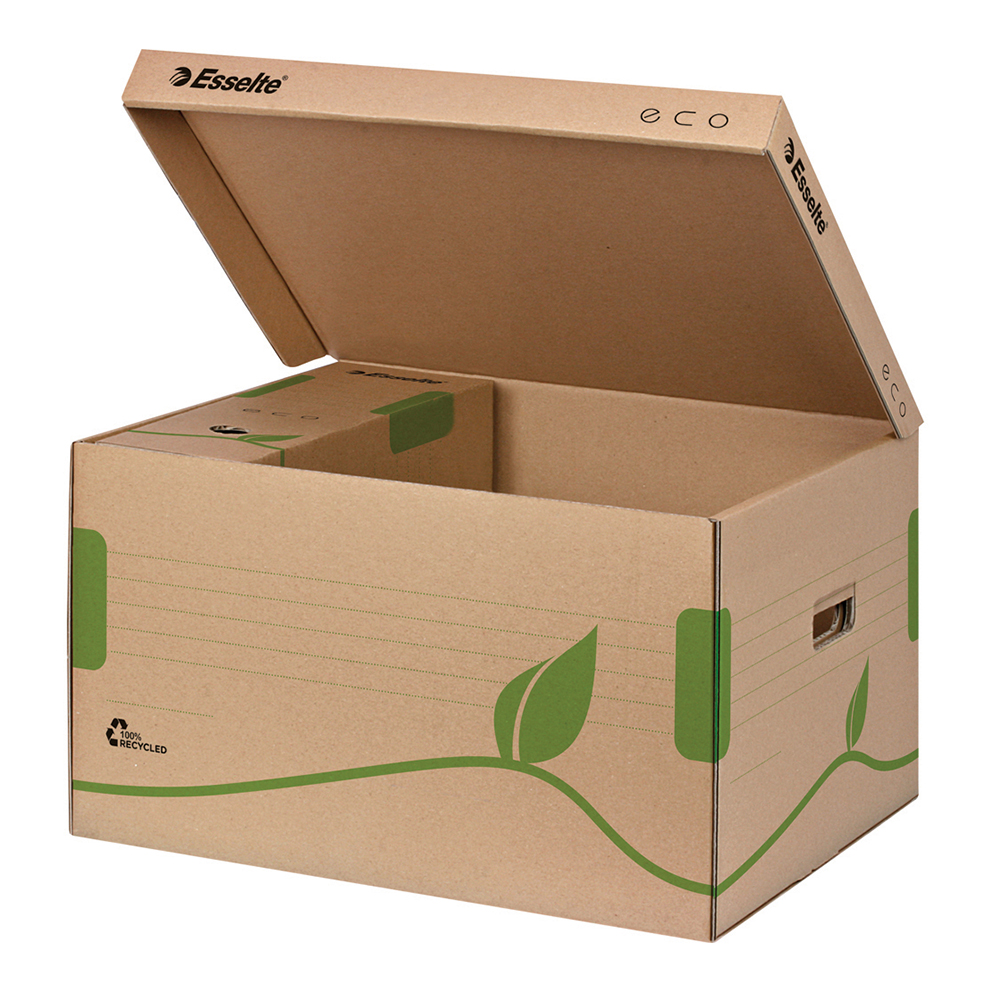 Container de arhivare Esselte Eco cu capac pentru Cutii 8/10 Esselte