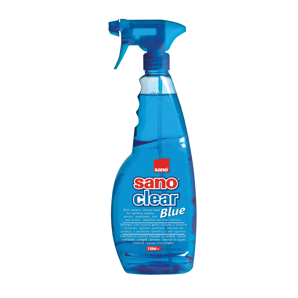 Detergent Sano pentru geamuri pulverizator 1 l