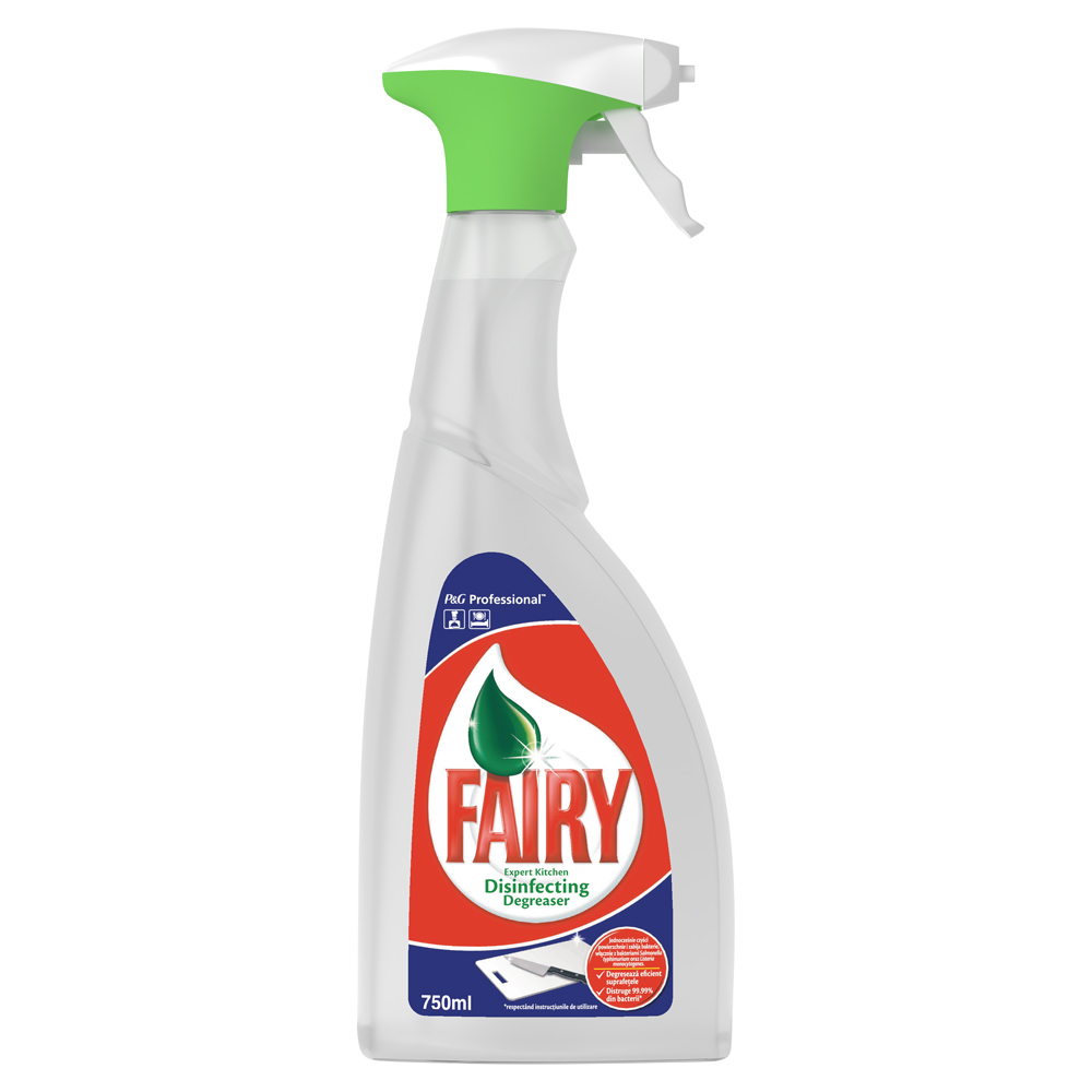Spray igienizant si degresant fairy 2 in 1 750 ml