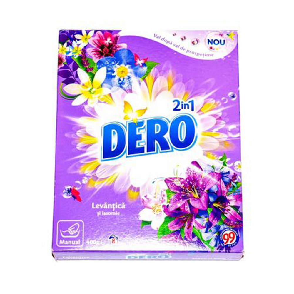 Detergent manual Dero 2 in 1 Lavanda  400 g