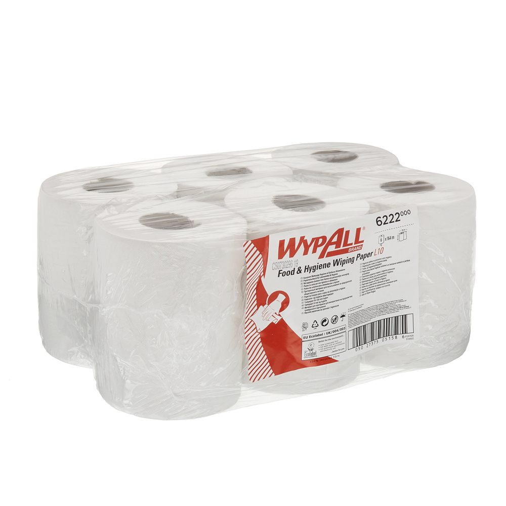 Rola derulare centrala Kimberly-Clark WypAll alba 38 x 18 cm 6 role/bax