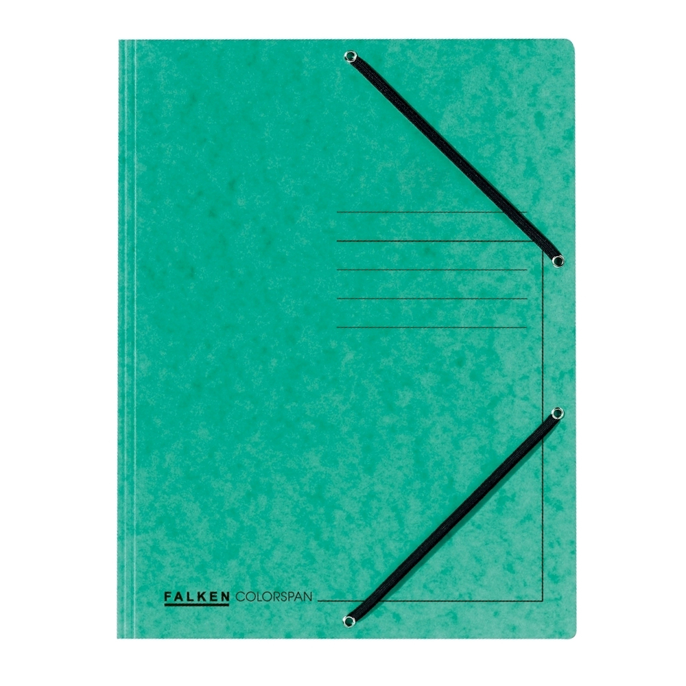 Dosar plic cu elastic  verde