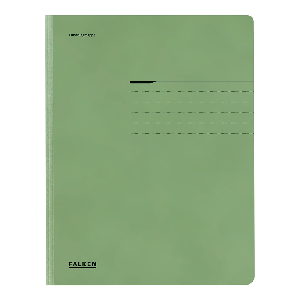 Dosar plic Lux Falken  carton  320 g/mp  verde