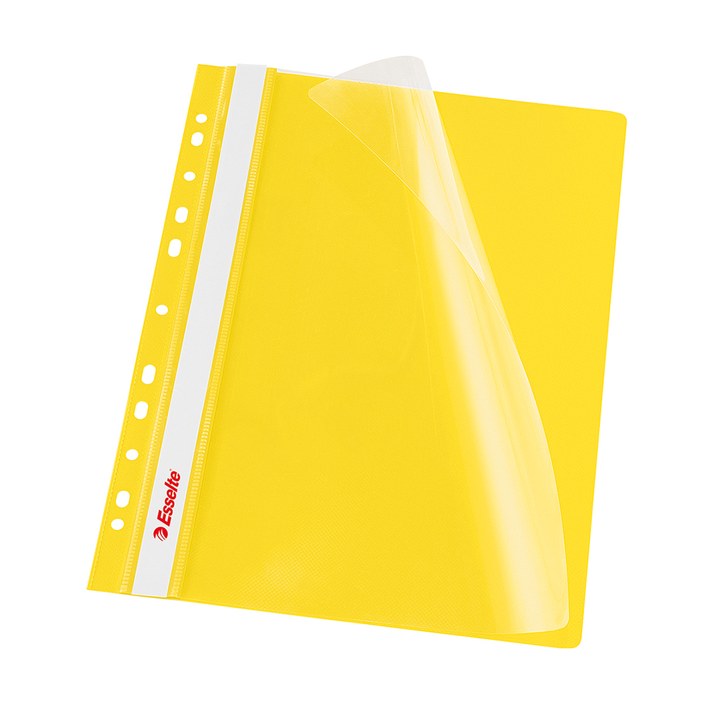 Dosar PP cu multiperforatii Esselte VIVIDA  A4  galben  10 buc/set