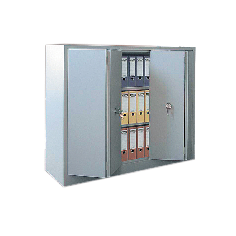 Dulap metalic Ceha  gri  120x42x100 cm  2 usi pliabile si 2 polite
