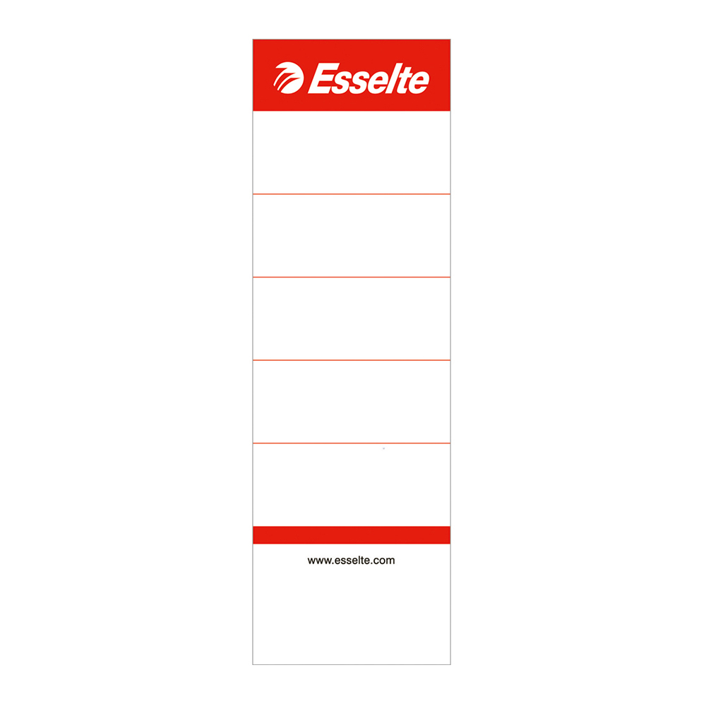 Etichete Esselte interschimbabile din carton  75 mm  10 buc/set
