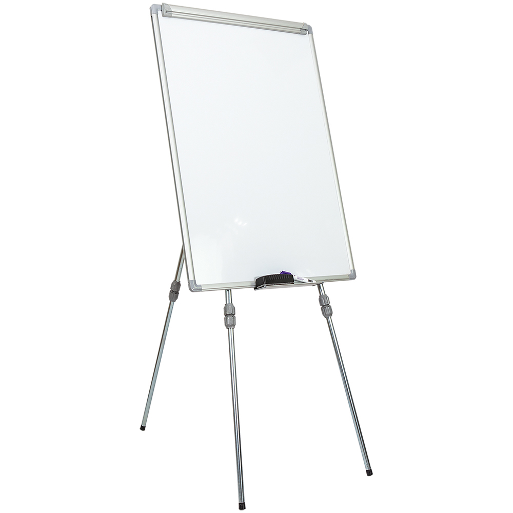 Flipchart magnetic  Noki  INT-619-4F  70x100 cm  rama aluminiu  trepied ajustabil