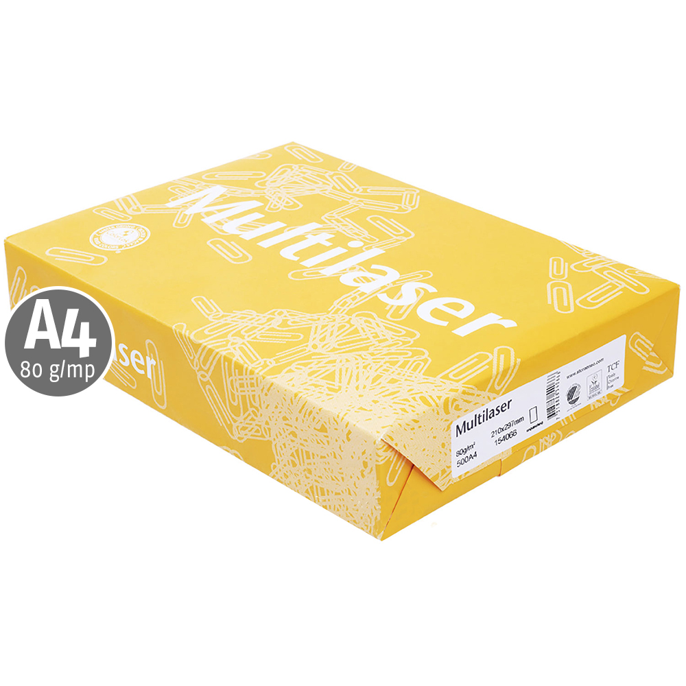 Hartie copiator Multilaser A4 80 g/mp 500 coli/top Multilaser imagine 2022 depozituldepapetarie.ro