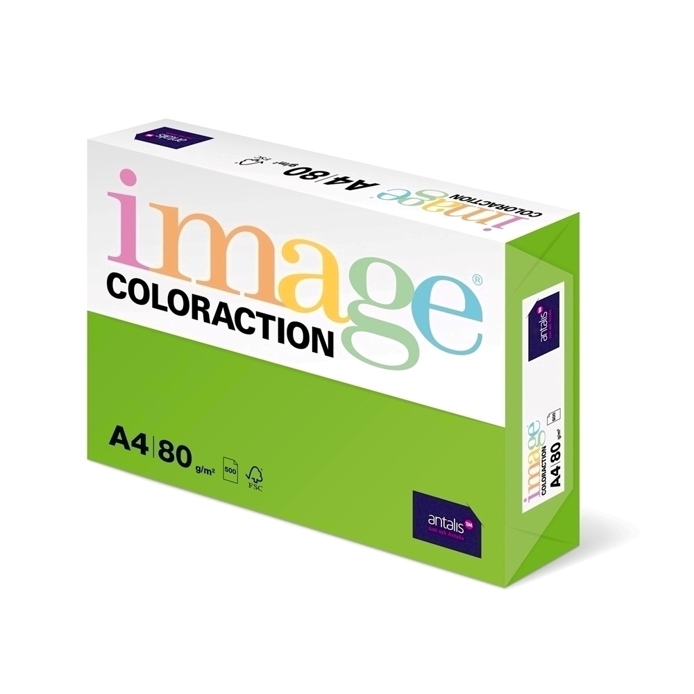 Hartie color Coloraction A4 80 g/mp verde intens-Java