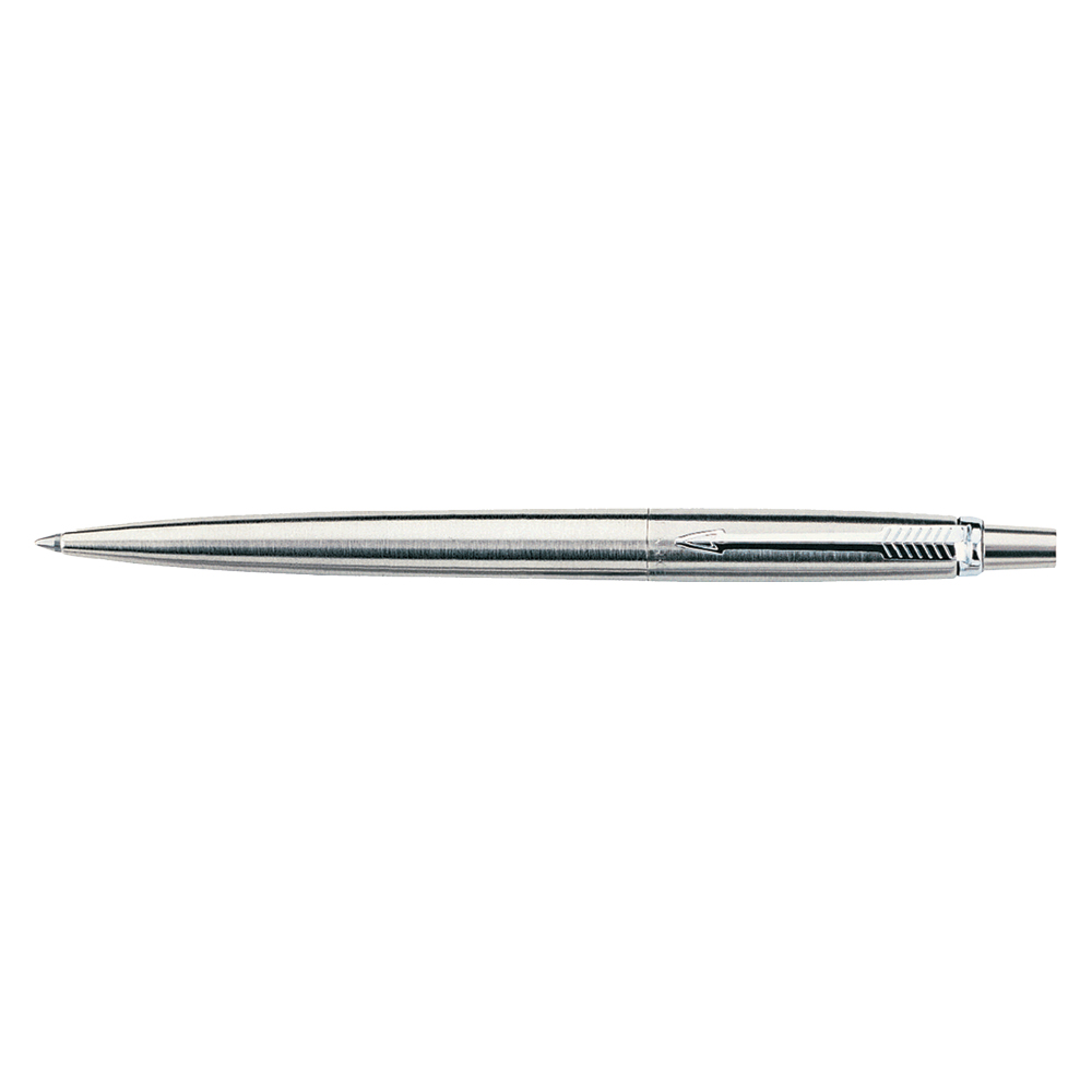 Pix cu mecanism  Parker  Jotter  0.8 mm  plastic  accesorii inox  argintiu