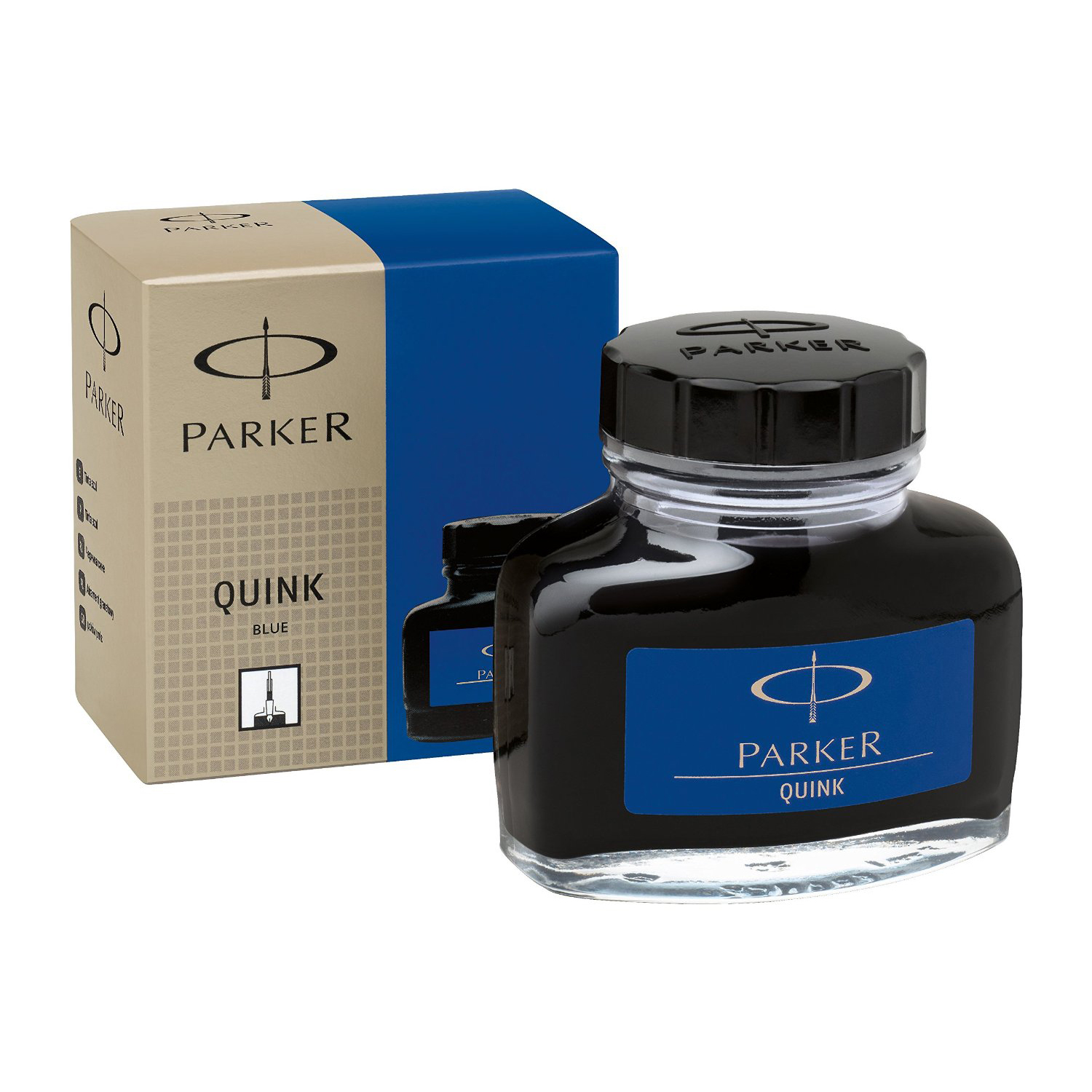 Calimara cerneala Parker Quink  57 ml  albastra