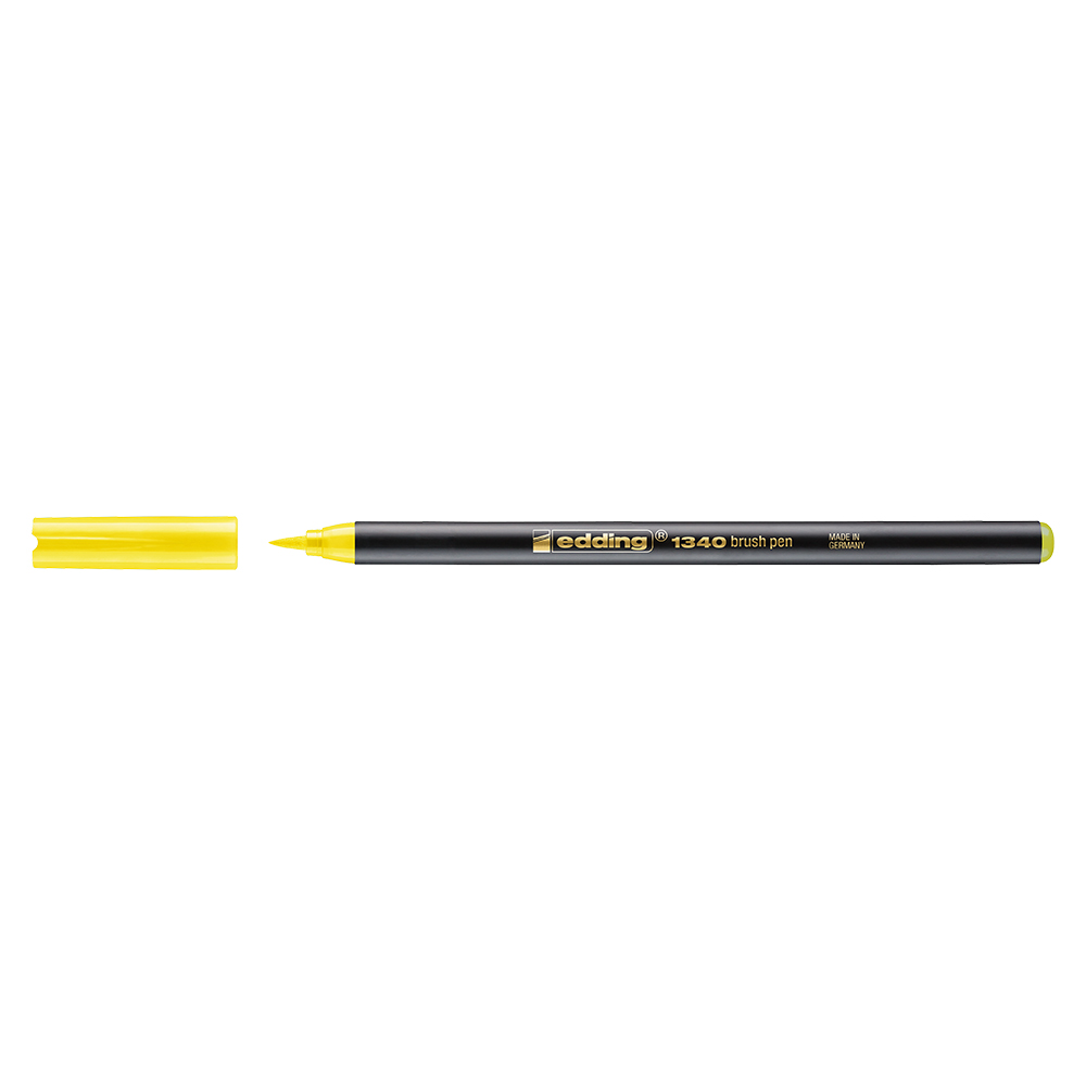 Marker edding 1340 varf tip pensula galben