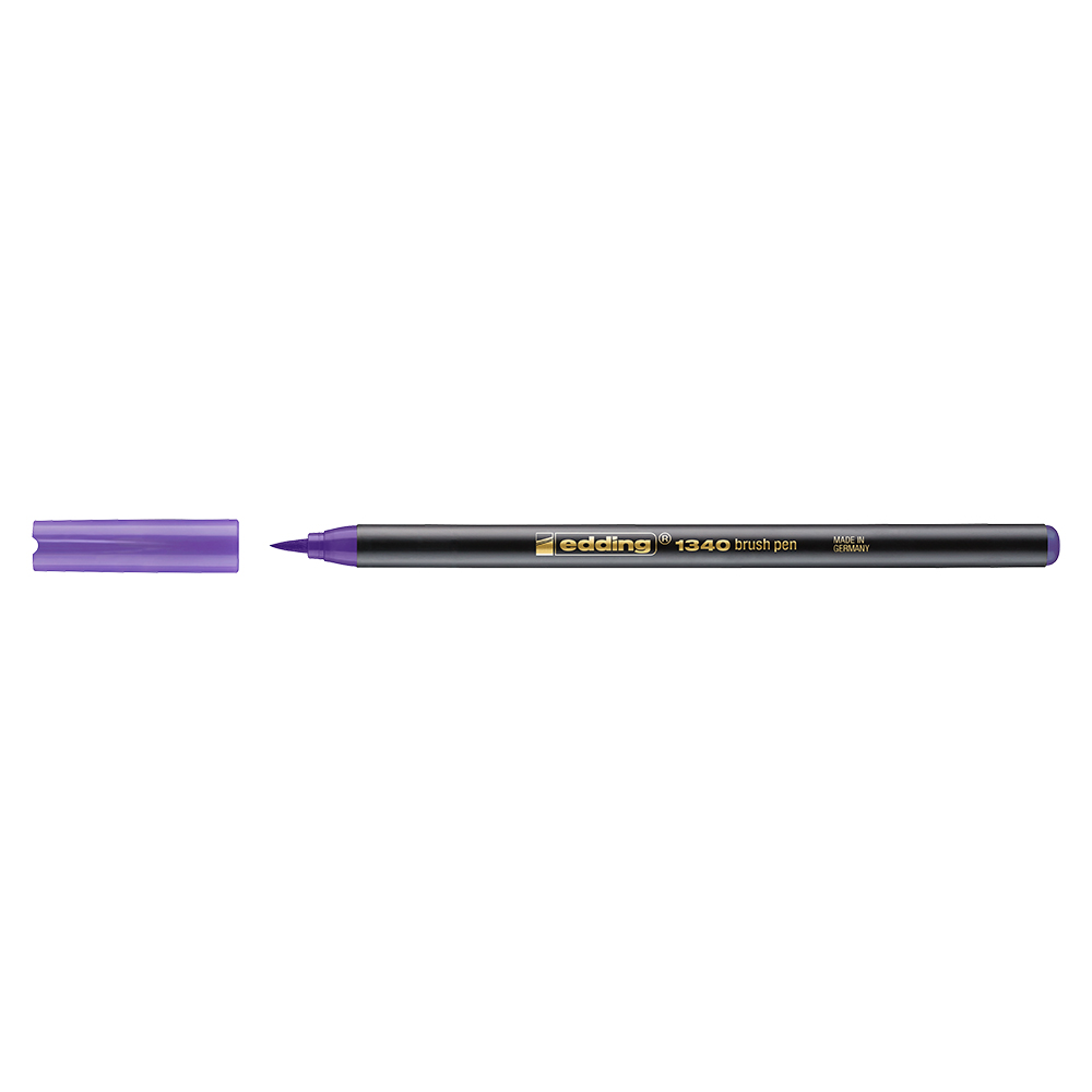 Marker Edding 1340 varf tip pensula violet Edding imagine 2022 depozituldepapetarie.ro