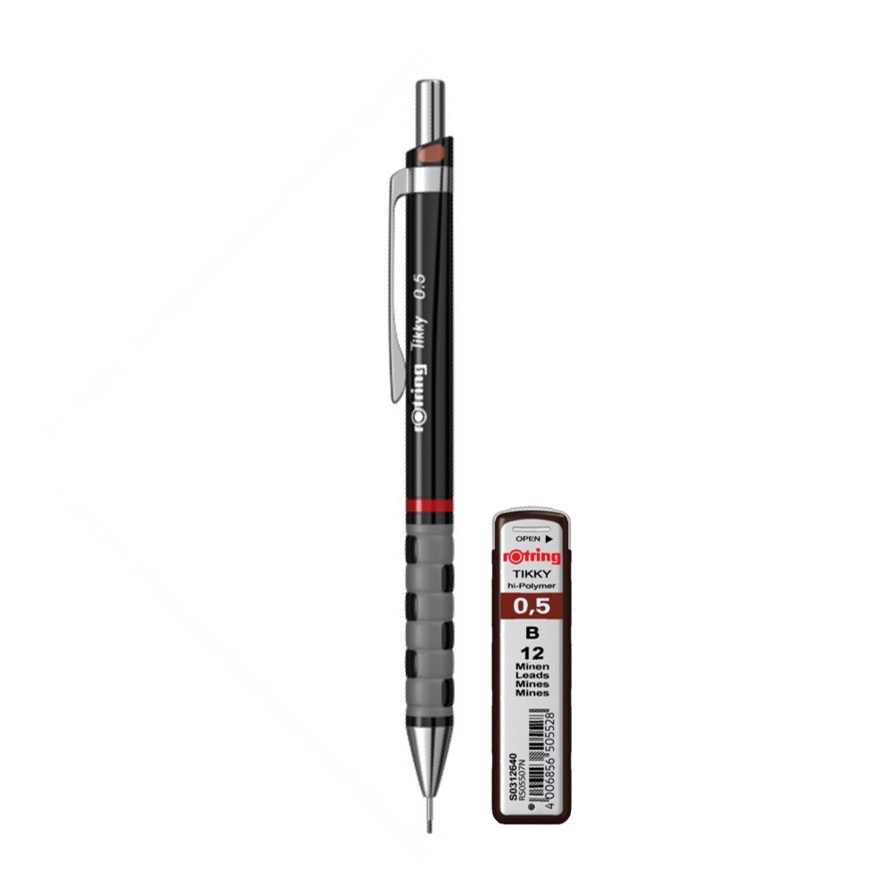 Set Rotring - creion mecanic Tikky III Original  0.5 mm