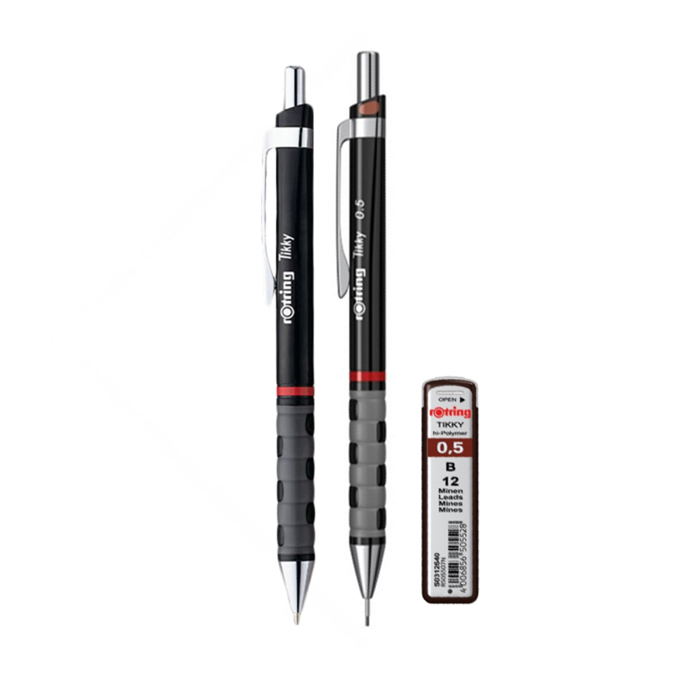 Set Rotring  Tikky  creion mecanic Tikky III Original  0.5 mm