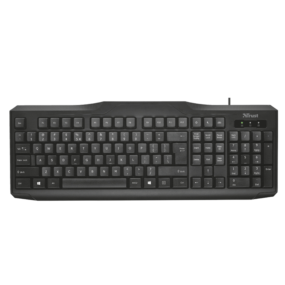 Tastatura Trust US Classicline  office  conectare USB  rezistenta  durabila