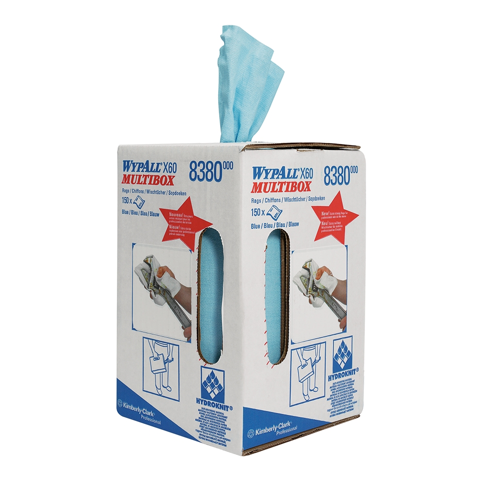 Lavete industriale Kimberly-Clark Wypall X60 Multibox  150 bucati/cutie