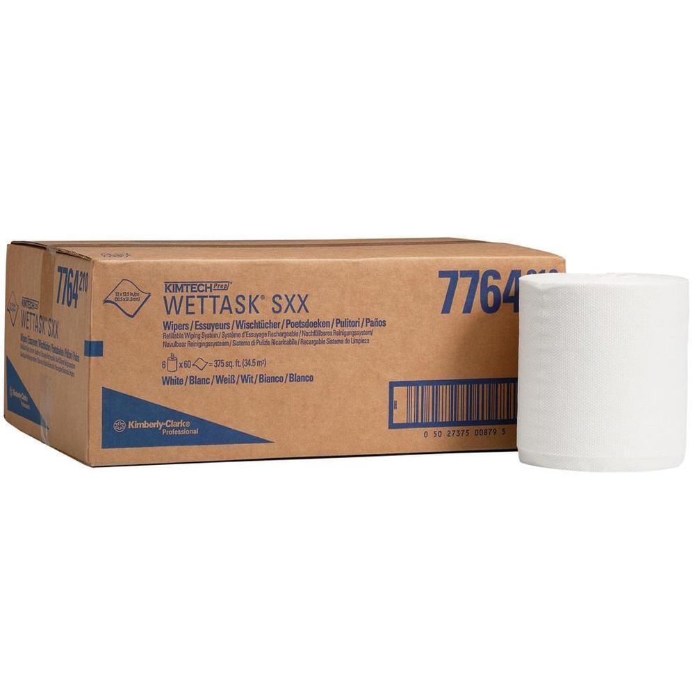 Lavete Kimberly-Clark  Kimtech Wettask DSX  1 strat  alb  6 role/set