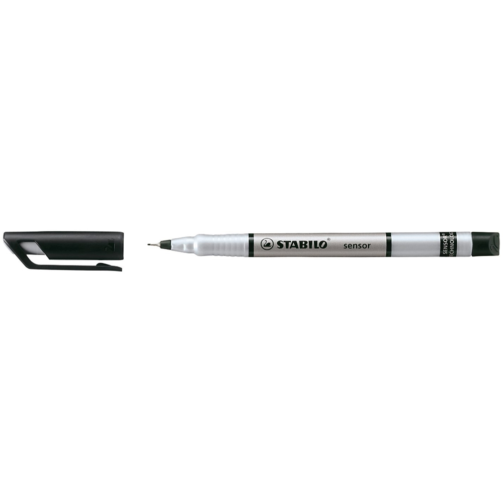 Liner stabilo sensor varf 0.3 mm negru