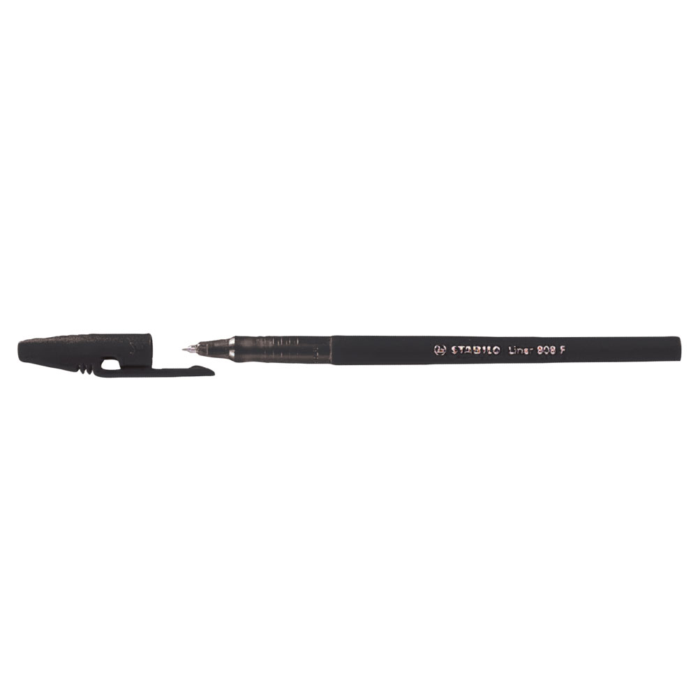 Pix Stabilo Liner 808  varf 0.38 mm  negru  10 bucati/cutie