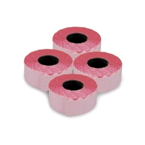 Etichete autoadezive pentru marcatoare 26 x 12 mm 1500 bucati/rola rosu fluorescent sanito.ro