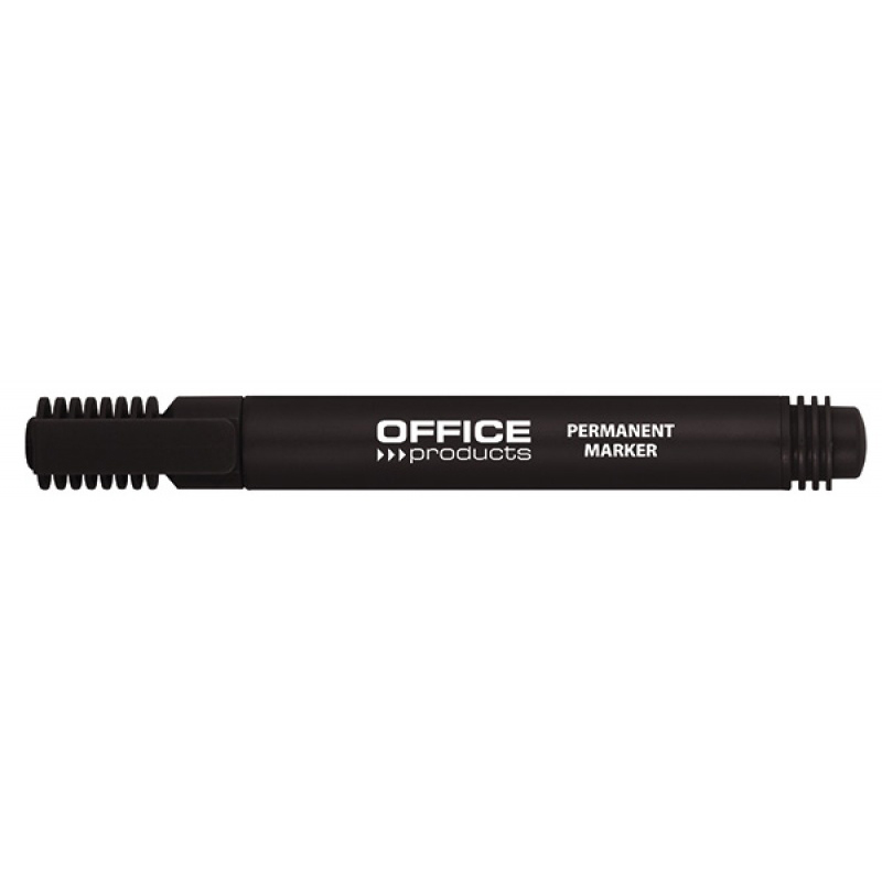Marker permanent  Office Products  varf rotund  1-3 mm  negru