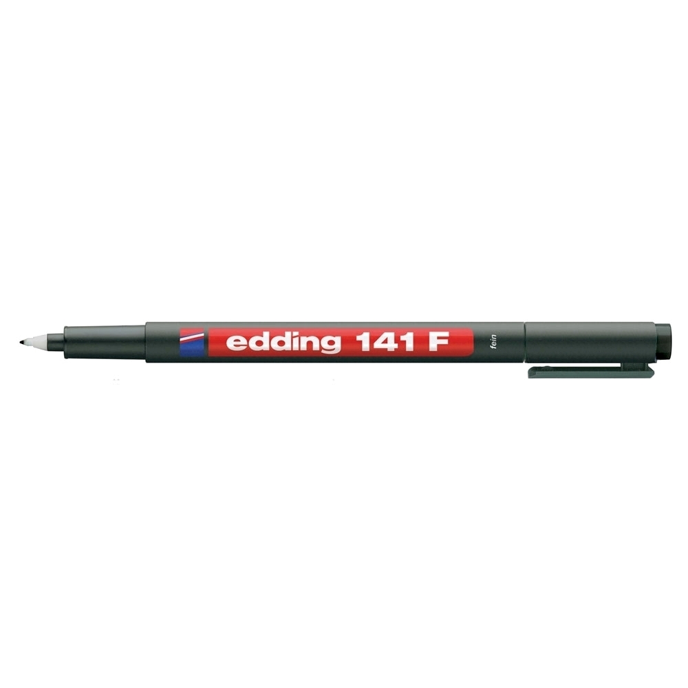 Stilou Edding 141 OHP permanent varf 0.6mm negru Edding imagine 2022 depozituldepapetarie.ro