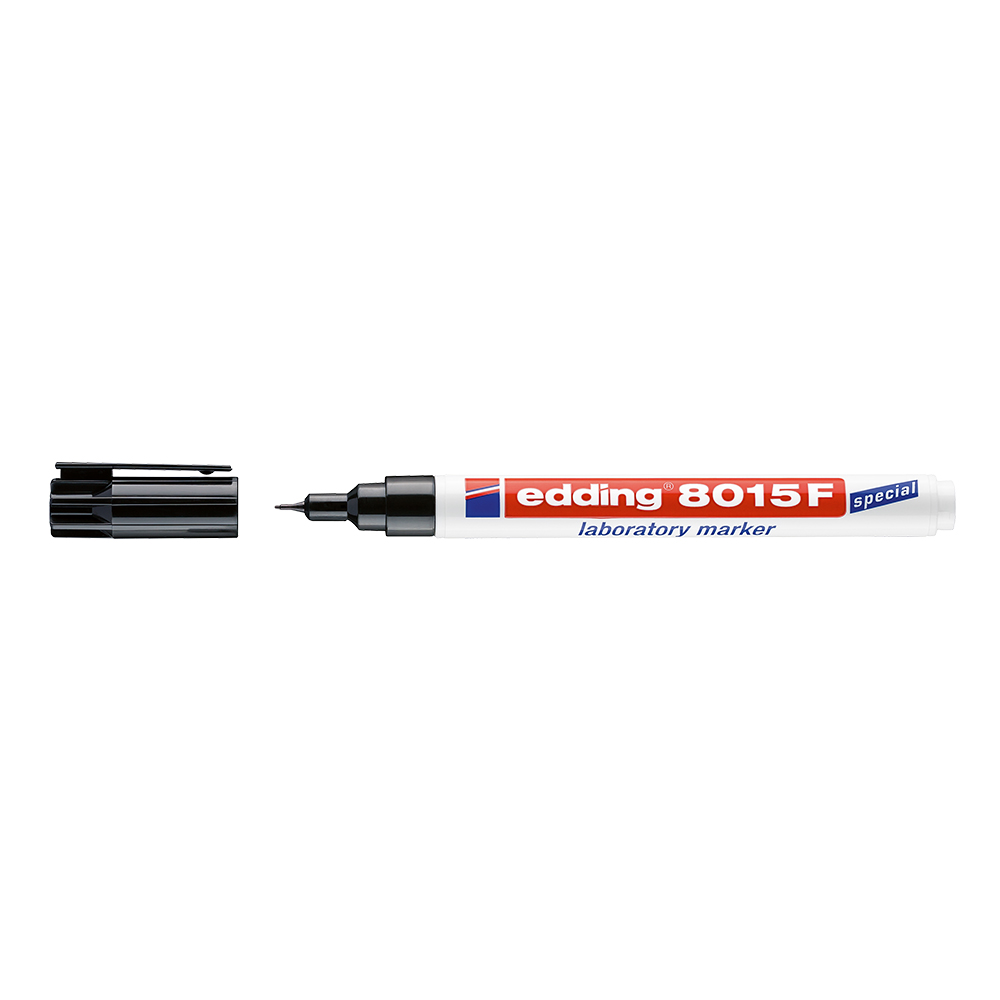 Marker Edding 8015 pentru laborator varf 0.75 mm negru Edding imagine 2022 depozituldepapetarie.ro