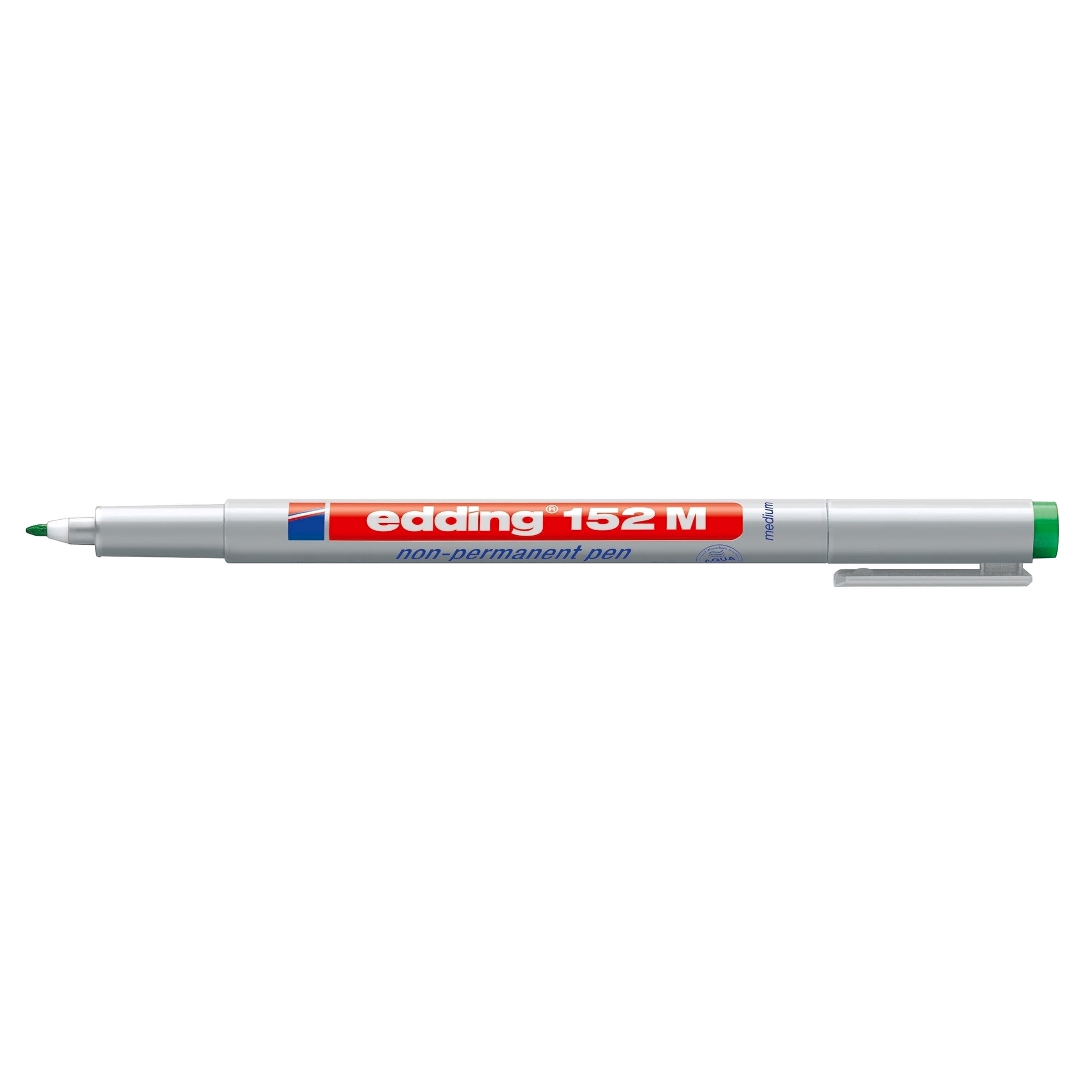 Marker nepermanent Edding OHP 152  varf rotund  1.0 mm  verde
