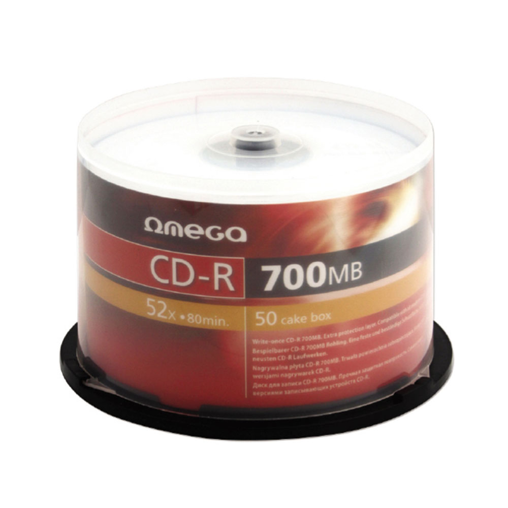 CD-R Omega 52x 700 MB 50 bucati/shrink Omega imagine 2022 depozituldepapetarie.ro