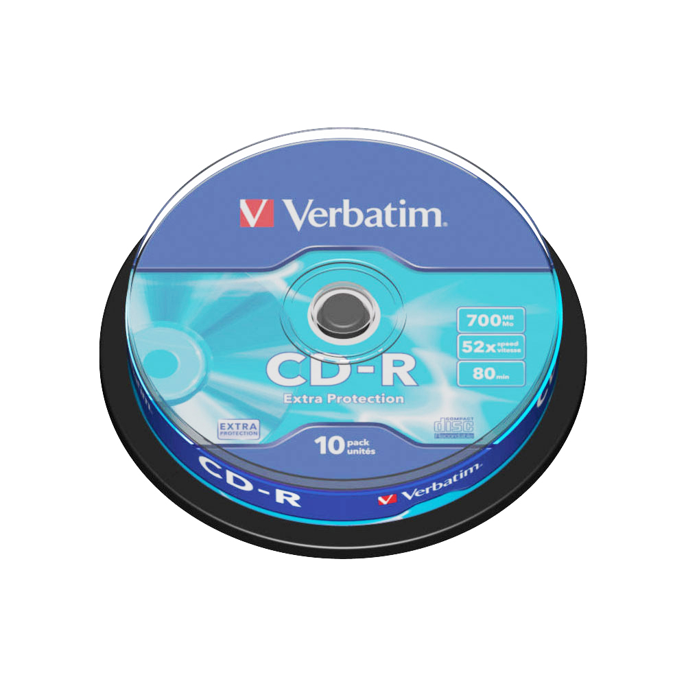CD-R Verbatim 52x 700 MB 10 bucati/spindle sanito.ro imagine 2022 depozituldepapetarie.ro
