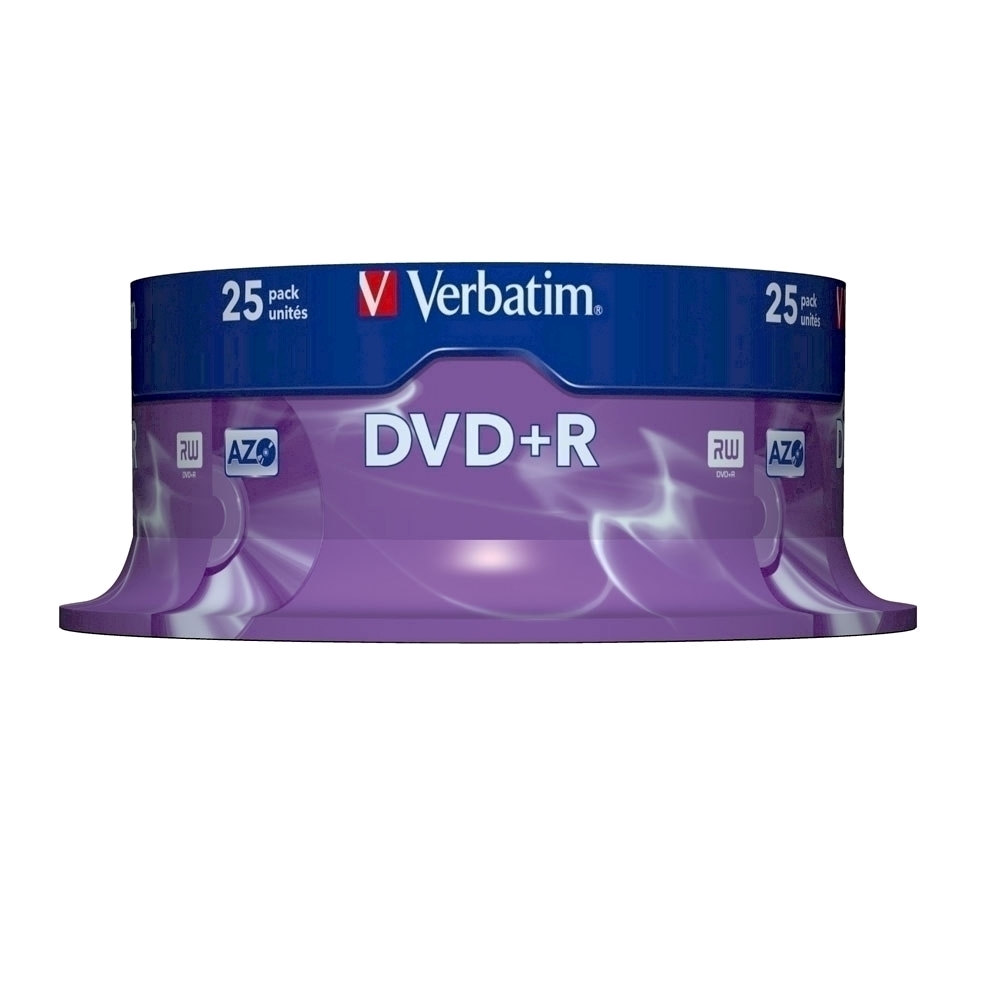 DVD+R Verbatim 16x 4.7 GB 25 bucati/cake sanito.ro