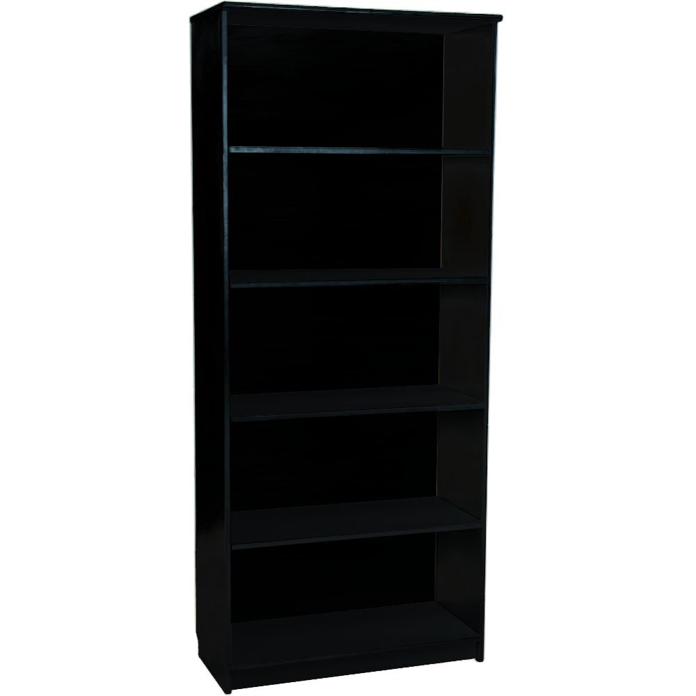 Etajera inalta office line pal negru 80x36x185 cm