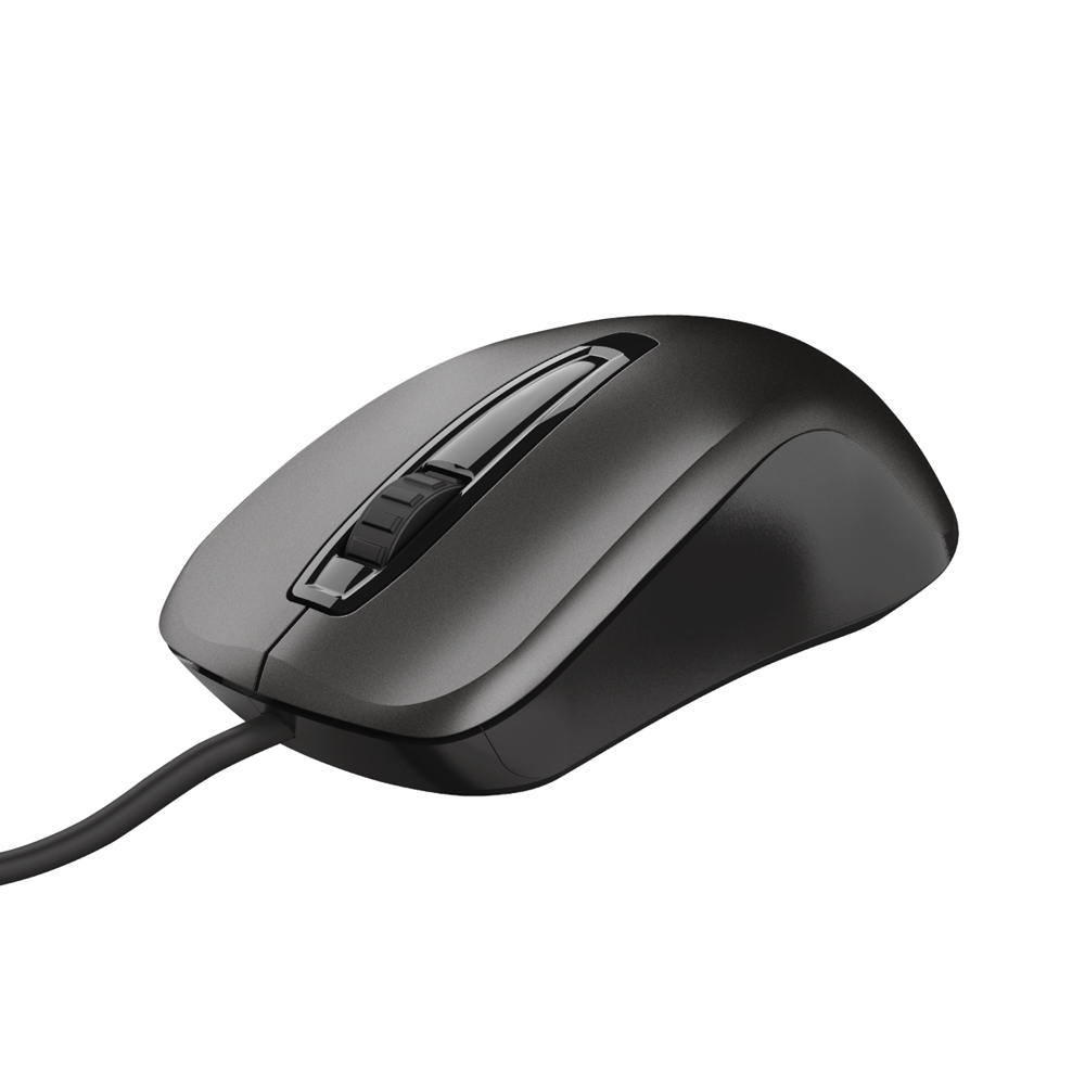 Mouse optic usb Trust Carve negru office rezistent ergonomic sanito.ro imagine 2022 depozituldepapetarie.ro