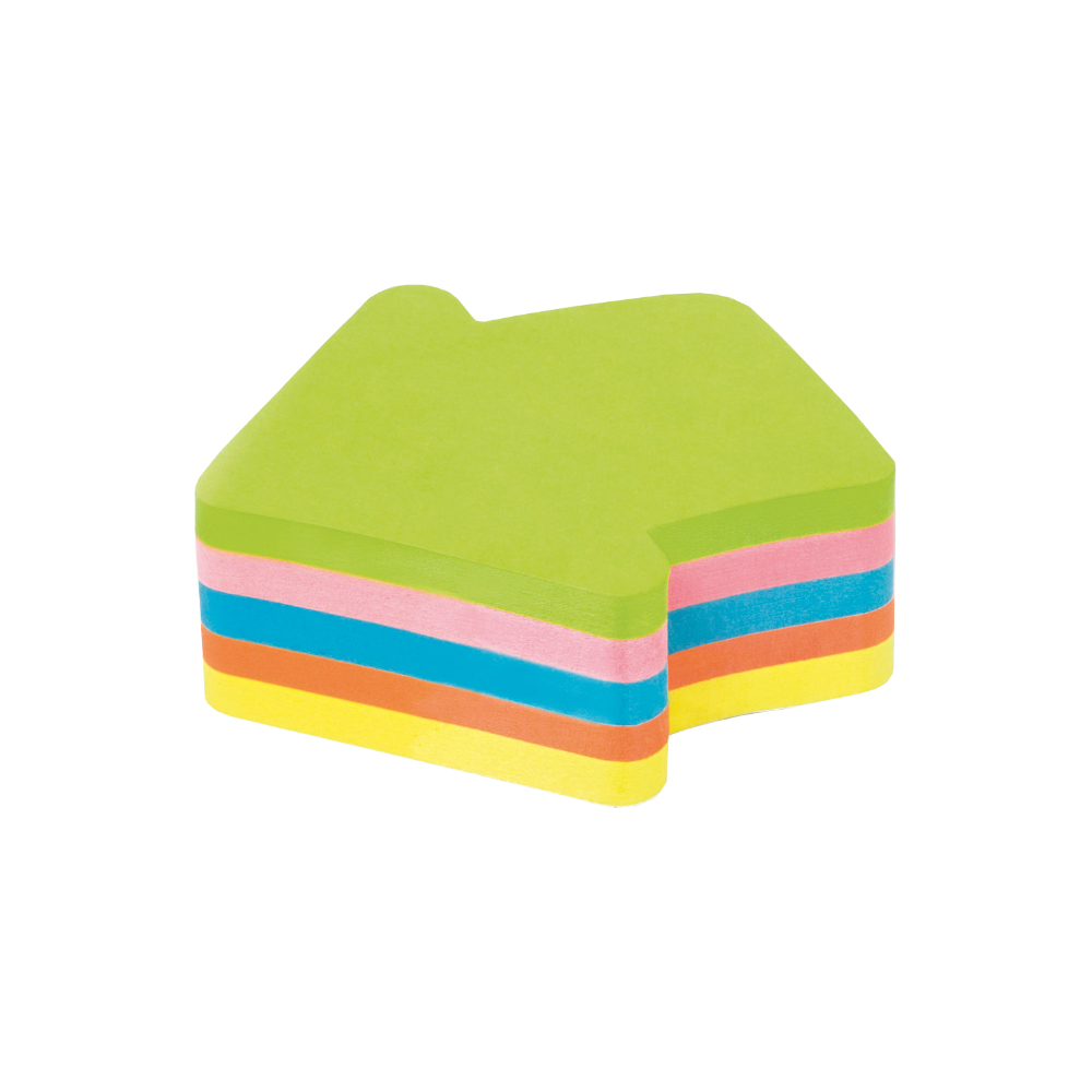 Notite adezive Kores sageata 250 file multicolor Kores imagine 2022 depozituldepapetarie.ro