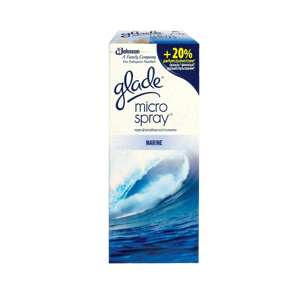 Rezerva odorizant baie Glade microspray marin