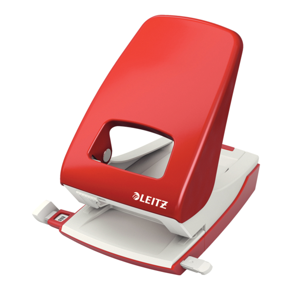 Perforator metalic leitz 5138 nexxt series 40 coli rosu