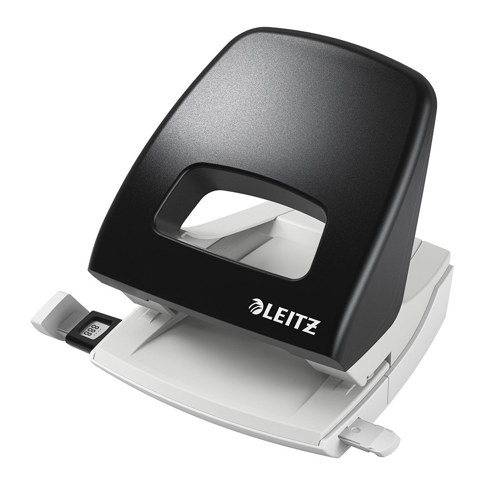 Perforator plastic leitz 5005 nexxt series 25 coli negru