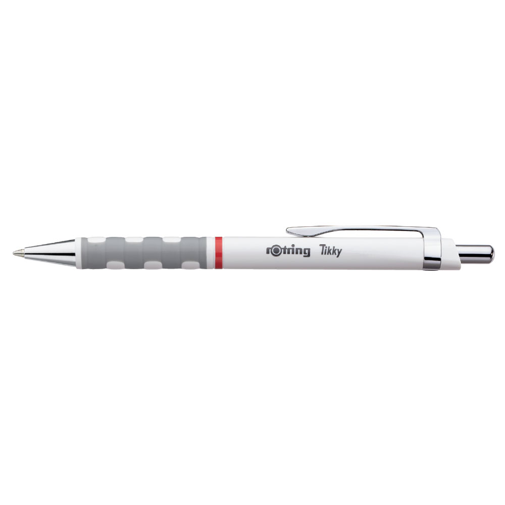Pix cu mecanism  Rotring  Tikky III  0.8 mm  alb  mina albastra