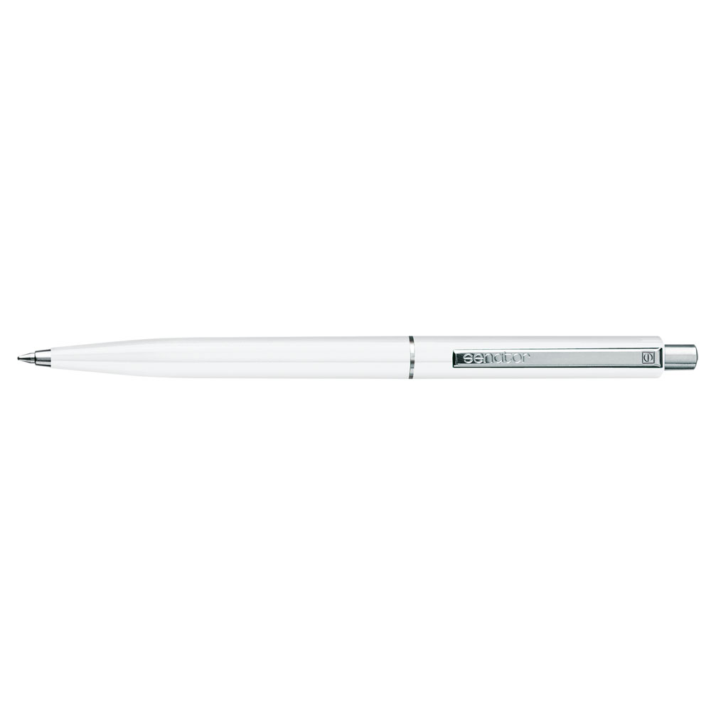 Pix cu mecanism  Senator  Point Classic  0.8 mm  plastic  alb