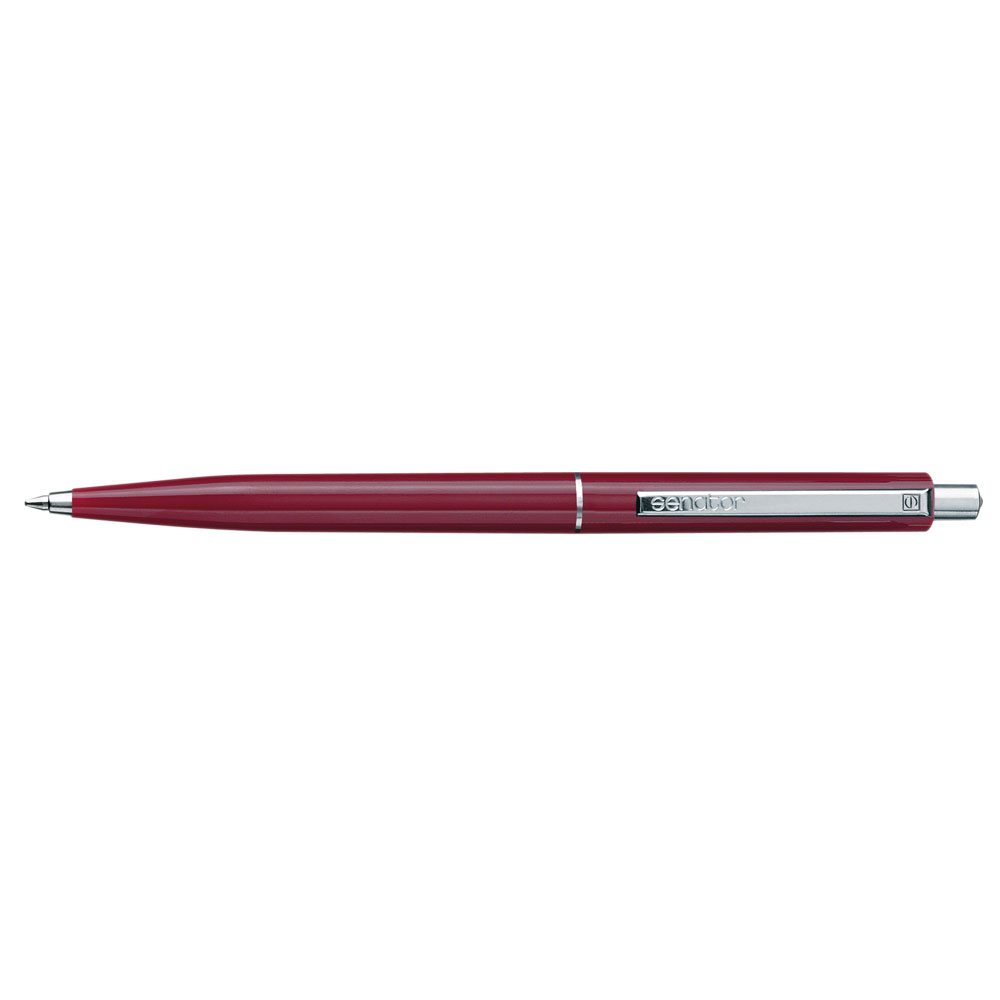 Pix cu mecanism  Senator  Point Classic  0.8 mm  plastic  bordo