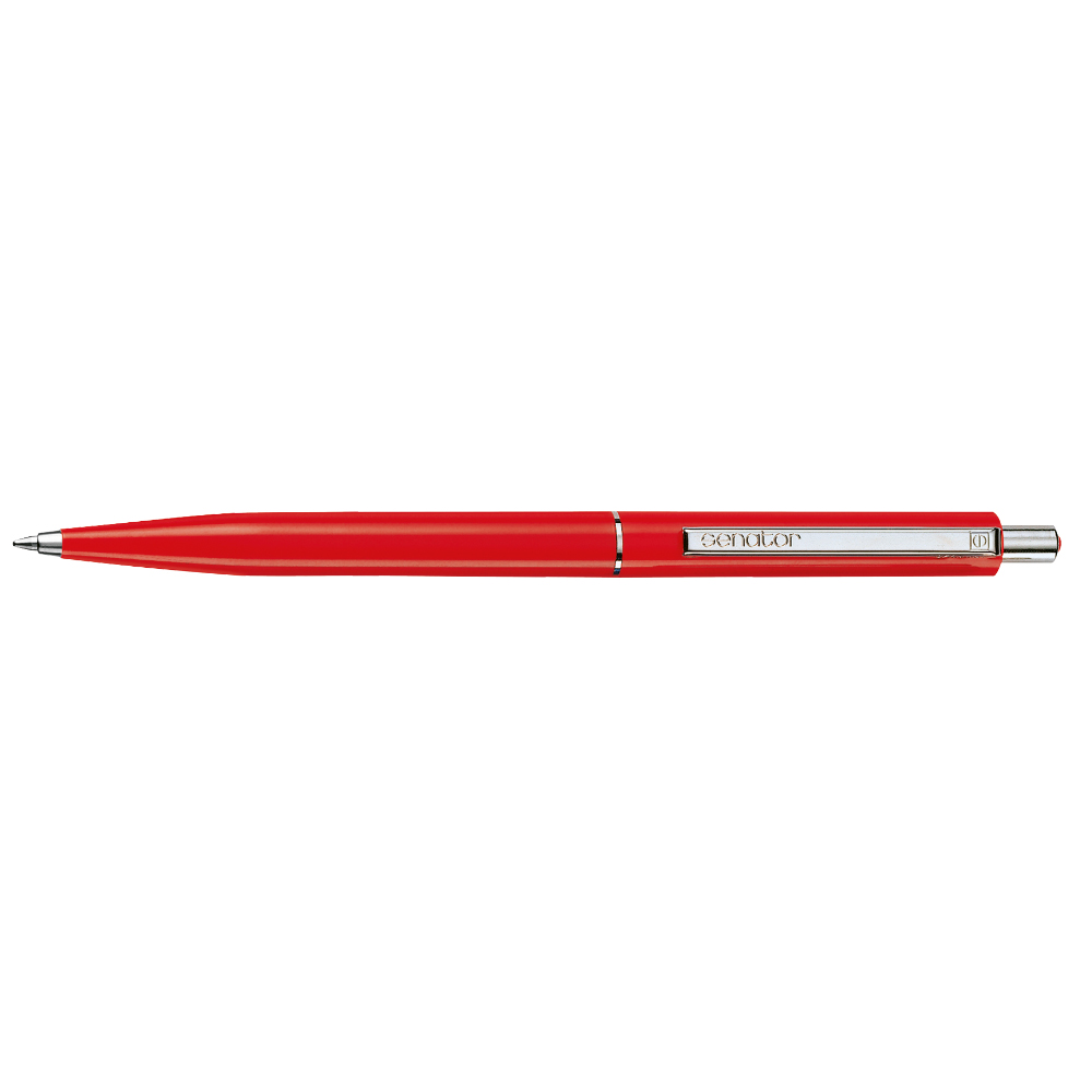 Pix cu mecanism  Senator  Point Zero  0.7 mm  plastic  rosu