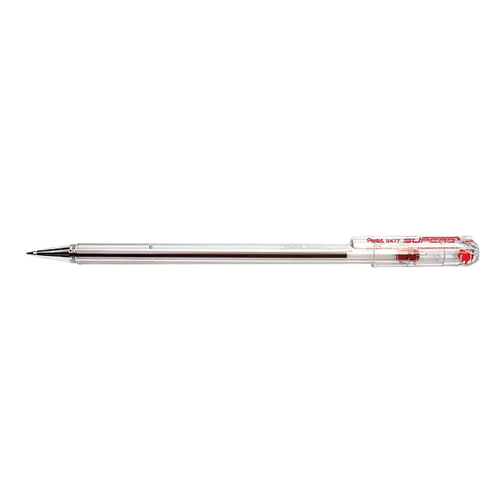 Pix  Pentel  Superb BK77  0.7 mm  plastic  rosu