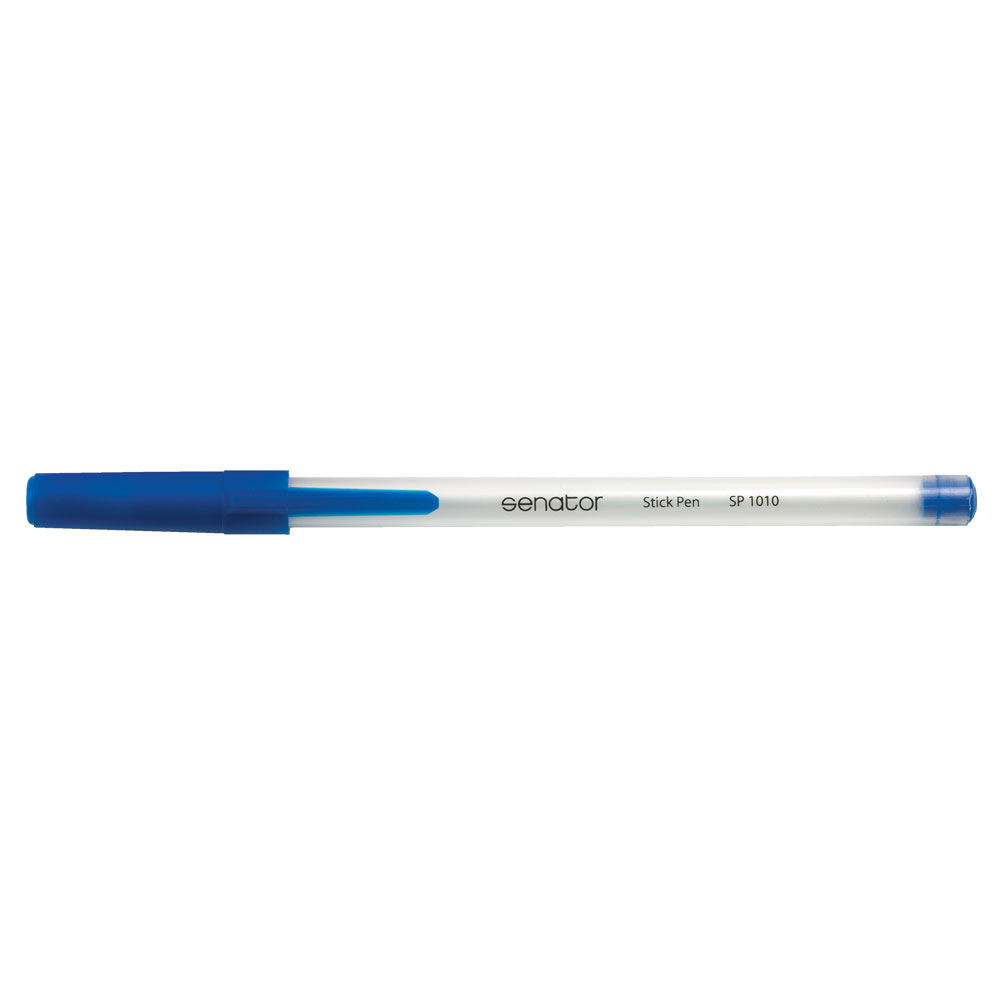 Pix Senator Stick Pen seria 1000 0.7 mm plastic albastru sanito.ro imagine 2022 depozituldepapetarie.ro