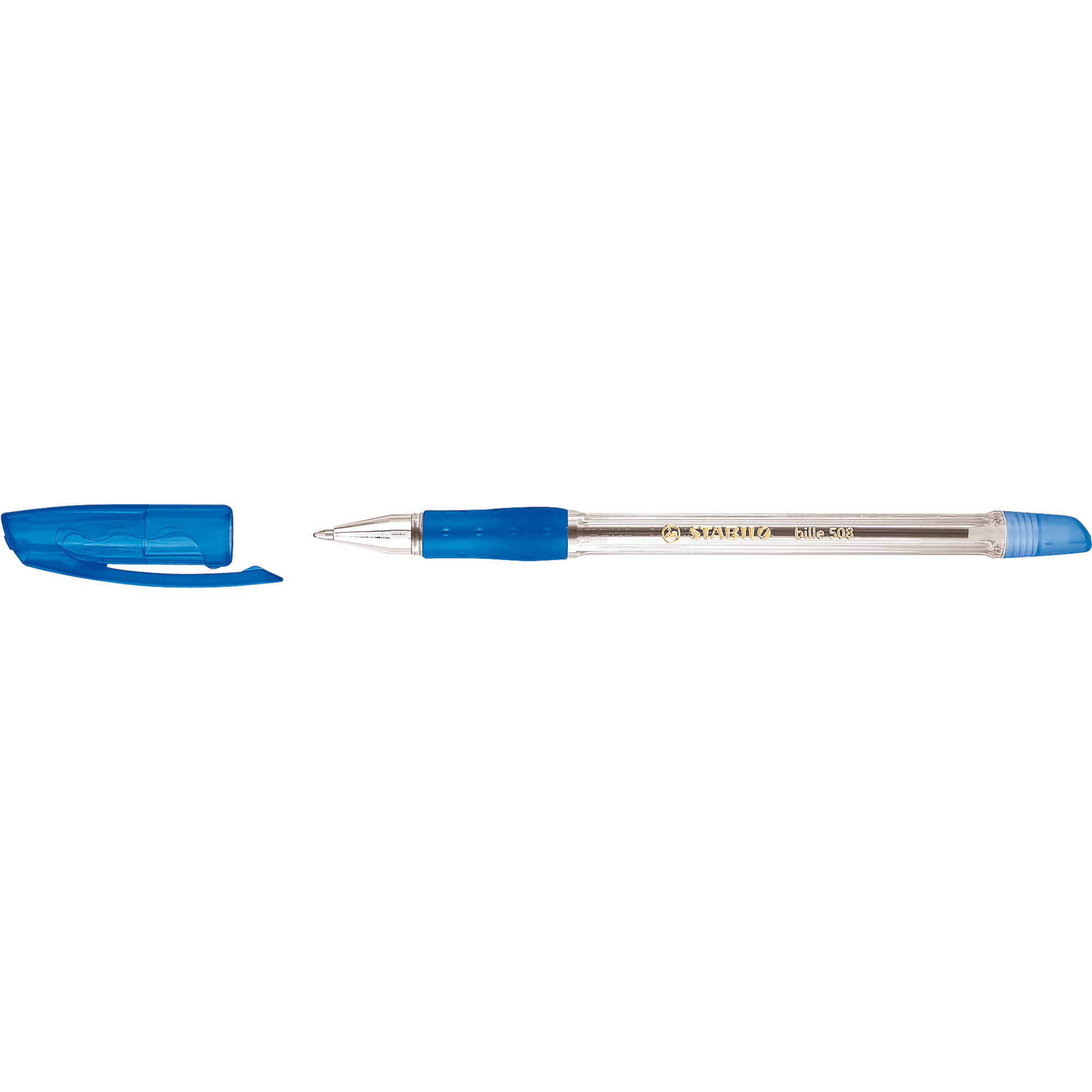 Pix  Stabilo  Bille 508  0.38 mm  plastic  albastru