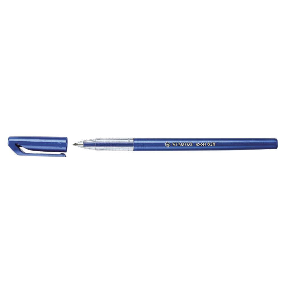 Pix  Stabilo  Excel 828  0.38 mm  plastic  albastru  10 bucati/cutie